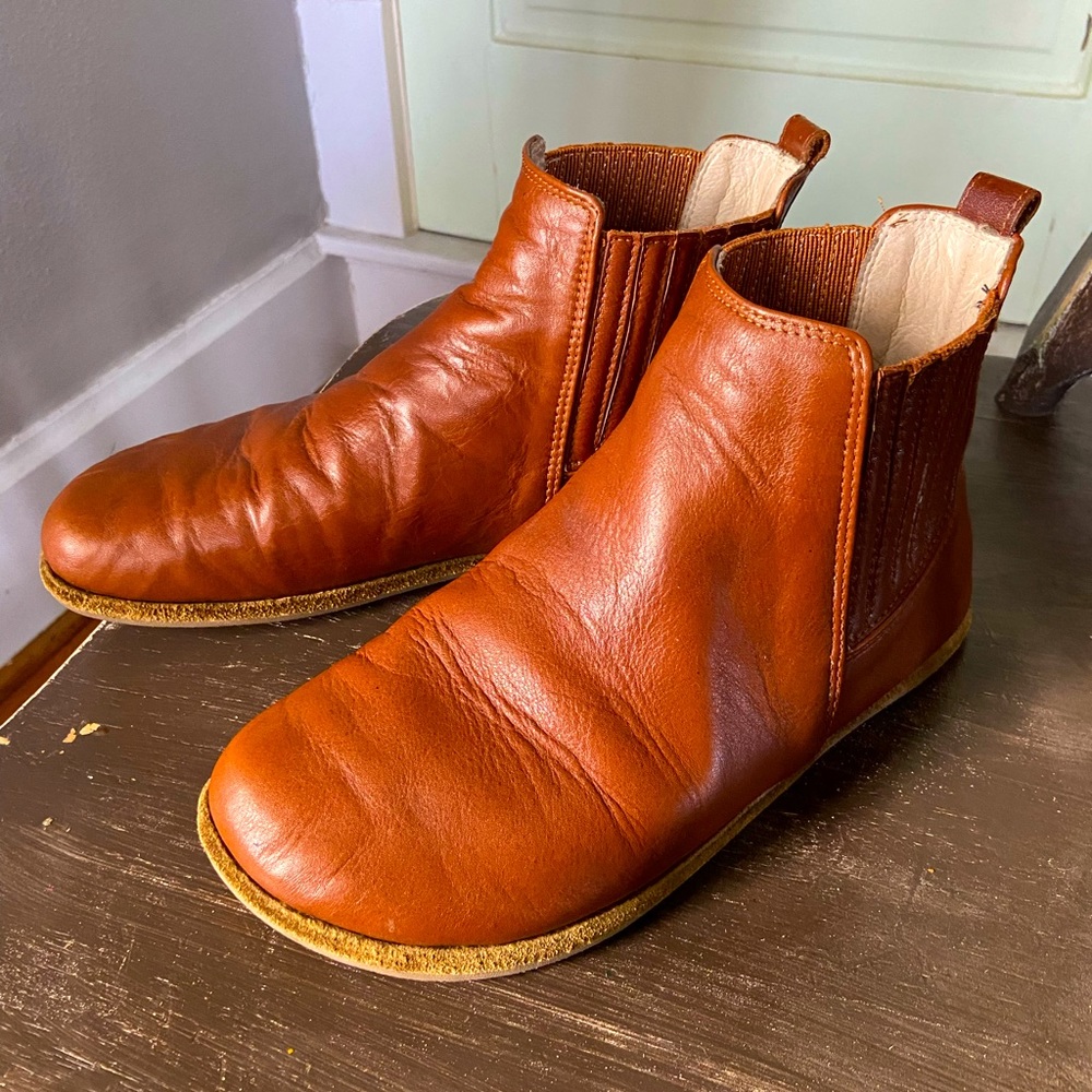 Women’s Leather Barefoot Chelsea Boots Anya’s Shop Sz 8